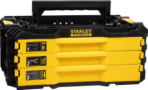 STANLEY FMMT98107-1 FATMAX 3 Drawer Tool Set, 126 Piece : Amazon.in ...