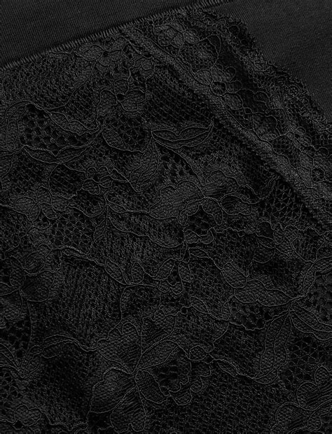 Buy 3pk Cotton Rich Lace Brazilian Stoma Knickers at Marks & Spencer