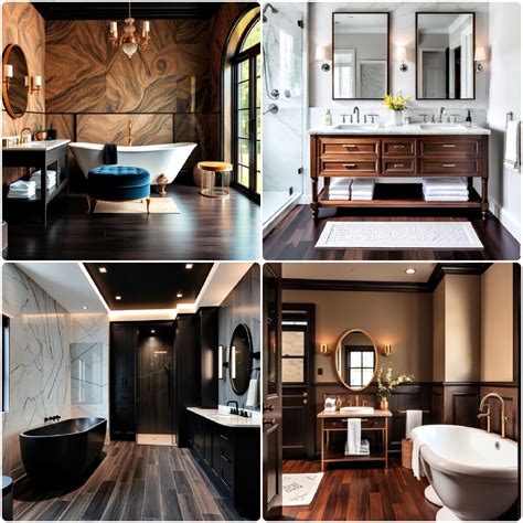 25 Dark Wood Floor Bathroom Ideas That Impress