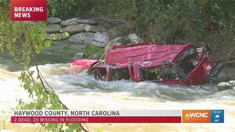 At least 2 dead, 20+ missing in Haywood County flooding | wcnc.com