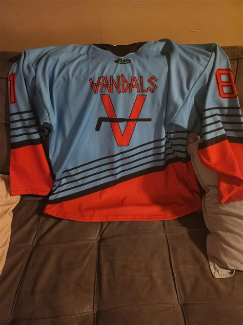 Our new beer league hockey jerseys : r/punk