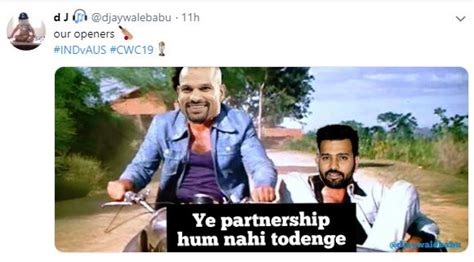 CWC'19: India's all-round performance against Australia kicks off meme ...