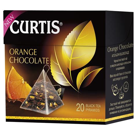 Curtis Orange Chocolate черный чай в пирамидках, 20 шт - купить с ...