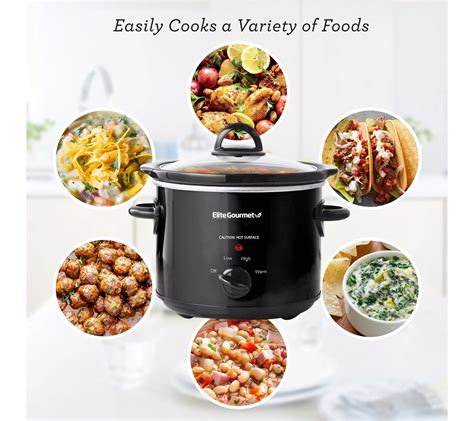Elite Gourmet 3-qt Slow Cooker - QVC.com