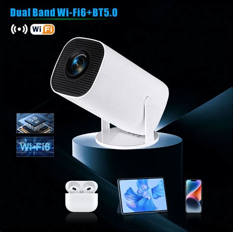 A P30 Pro Projector 4k Android 11 Wifi Bt5.0 1080p Home Cinema Outdoor Portable Home Theatre ...