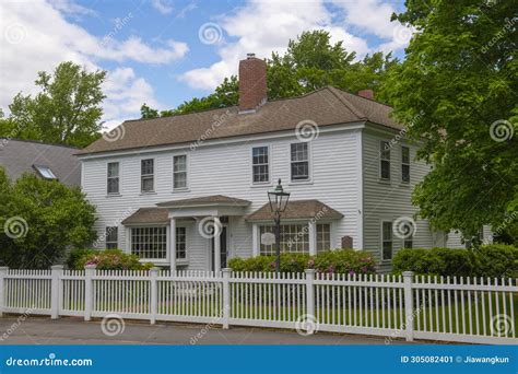 Hollis Historic Town Center, New Hampshire, USA Stock Image - Image of ...