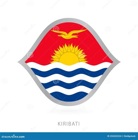 Kiribati National Team Flag in Style for International Basketball ...