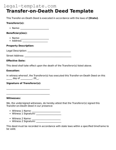 Prepare Your Transfer-on-Death Deed With Our Printable Template