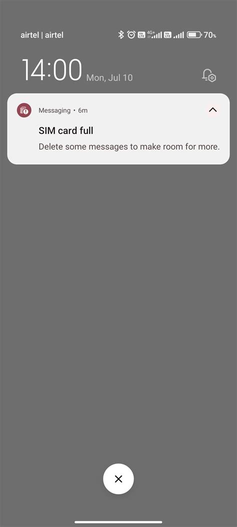 Image result for Sim Card Is Full Error Message