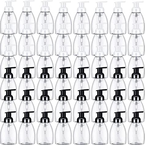 Nuenen 48 Pieces Foaming Soap Dispensers Pump Bottles 8 oz Empty Foam ...