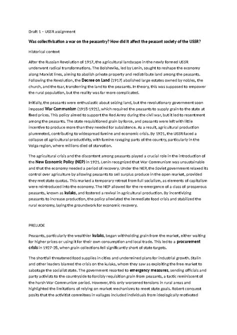 Ussr - USSR tutorial notes - THE IMMEDIATE BACKGROUND OF SOVIET ...