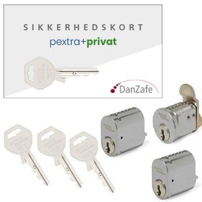 pextra+ privat Sæt, 2x4060-S, 1x4007, 3xnøgler - Danzafe A/S