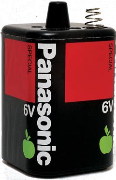 Panasonic SPECIAL POWER Zink-Kohle 6V-Block Tray – GALLUNOPTIMAL