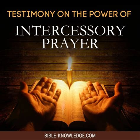 Intercessory Prayer Guide