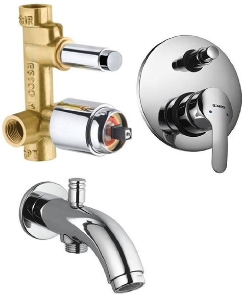 Essco Jaquar Group Cosmo Complete Diverter Set with Concealed Diverter ...