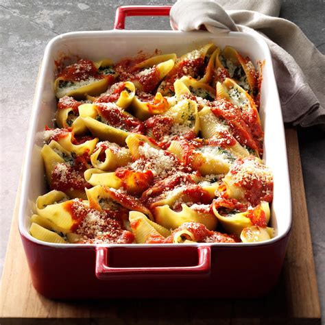 Stuffed Pasta Shells Recipe | Taste of Home