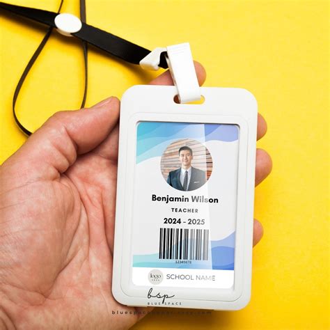 Homeschool Teacher ID Card, Editable Id Badge, ID Card Template Canva ...