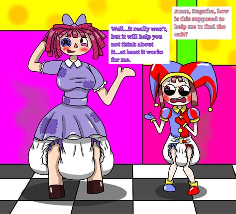 Pomni and Ragatha by OnimaruDL on DeviantArt