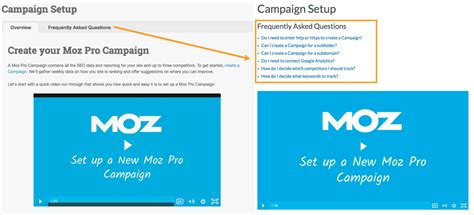 Guide to Moz Pro Landing Pages - Help Hub Aesthetic