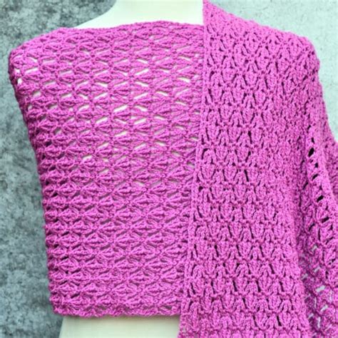 Crochet Rectangular Shawl 的图像结果