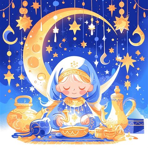 Celebração do Mercado Noturno do Eid al Adha 2024 | vetor Premium ...