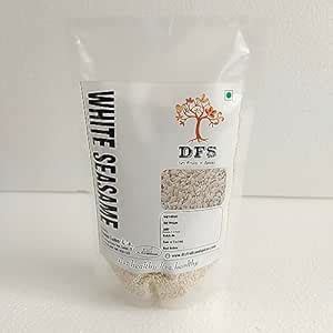 DFS I White Sesame Seeds I Safad Till I (500 gms) : Amazon.in: Grocery ...