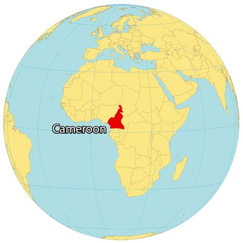 Cameroon Map - Cities and Roads - GIS Geography