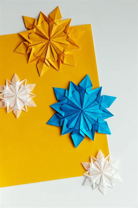Image result for Origami Snowflake Tutorial