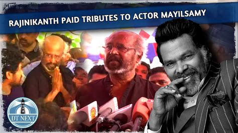 Will fulfil Mayilsamy's last wish : Rajinikanth