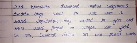 Discuss why the colonial Government in India brought criminal tribes ...