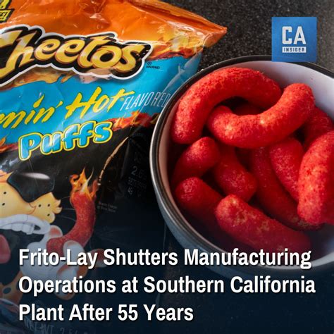 For more than 50 years, the Frito-Lay plant in Rancho Cucamonga produced some of the country’s ...