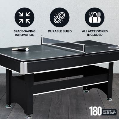 Hathaway Spartan 6-ft Pool & Table Tennis Multigame India | Ubuy