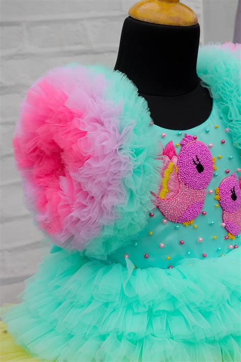 Shop Frill Frock For Girls Online | Birthday Frock for Girls – www ...