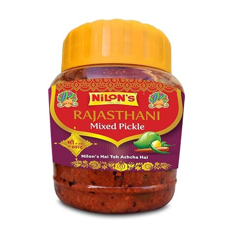 NILON'S Rajasthani Pickle - 900 g (Mix Pickle) | Traditional Achaar ...