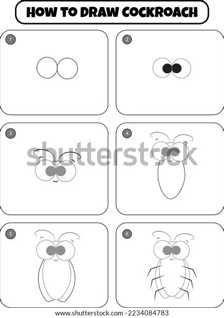 Image result for How to Draw a Cockroach Step by Step