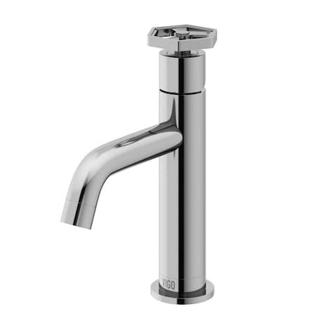 Vigo Ruxton Single Handle Single-Hole Bathroom Faucet in Chrome ...