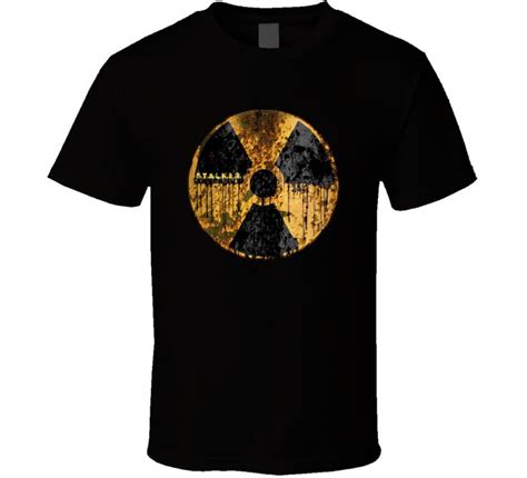 Chernobyl Stalker Radiation Symbol T Shirt