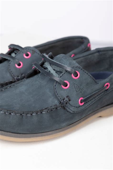 Ladies Leather Deck Shoes UK | Womens Lace Up Deck Shoes | Rydale