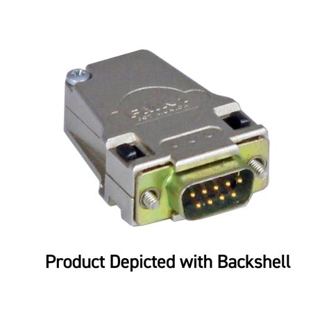 9-Pin D-type Male Without Backshell, Solder Bucket, HV, 92-960-009-MHV