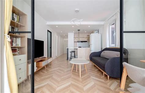 北欧风格45平米小户型单身公寓客厅装修效果图-家居美图_装一网装修效果图