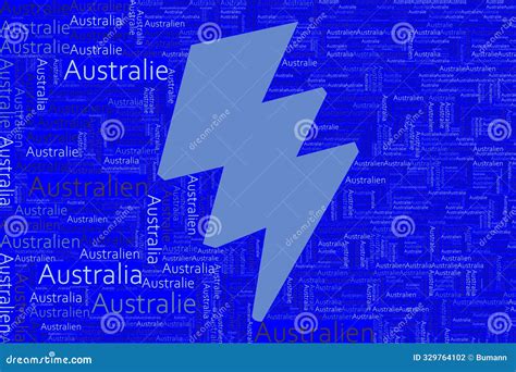 The Words Australien, Australia, Australie As Word Art, Word Cloud, Tag ...
