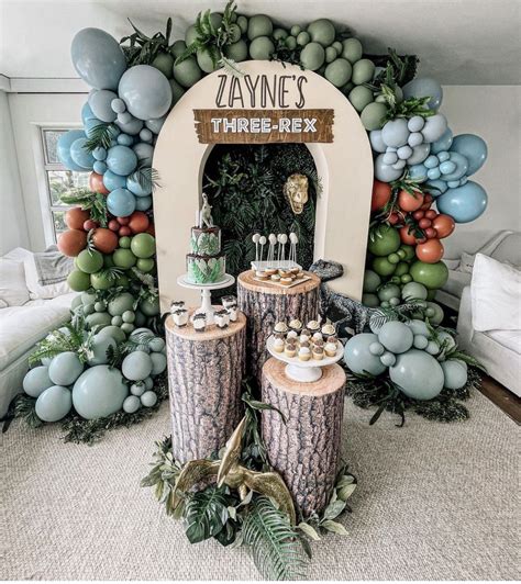 Jurassic park themed decoration ideas for kids birthday party – Artofit