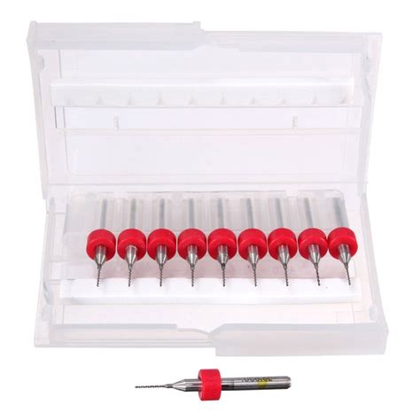 Generic 10pcs 38.1mm Overall Length Tungsten Carbide Material CNC PCB ...