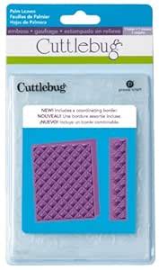Cuttlebug A2 Embossing Folder, Palm Leaves : Amazon.in: Home & Kitchen
