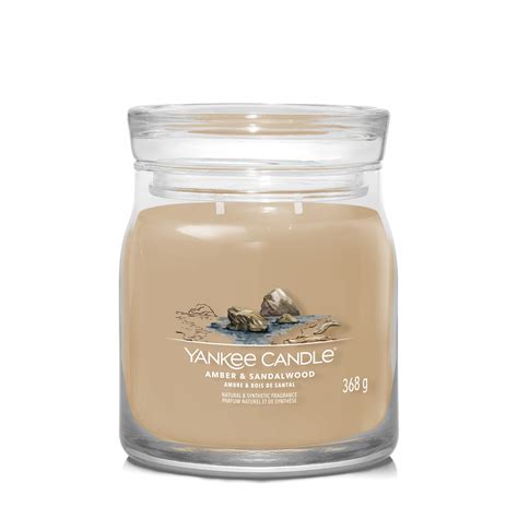 Amber & Sandalwood – Signature Medium Jar - Yankee Candle South Africa