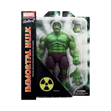Marvel Select Immortal Hulk Action Figure - Action Figures and ...