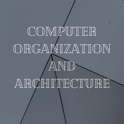 Image result for Computer Organization and Architecture Logo