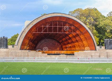 Hatch Memorial Shell in Boston, Massachusetts Stock Image - Image of ...