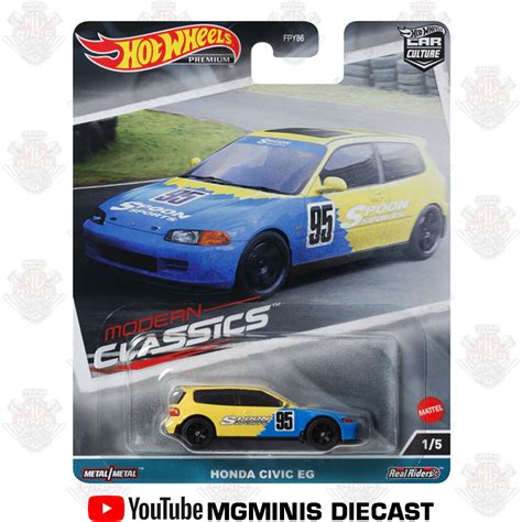 Hot Wheels Premium Honda Civic ED Modern Classics – MgMinis Diecast