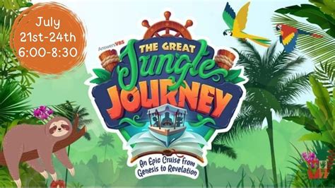 2024 Jungle Journey VBS, Four Points Baptist Church, Centreville, 21 ...